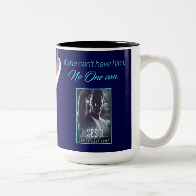 De Café Em Dois Tons Obcecado 15 onças. Caneca - se não pode o ter… (Direita)