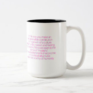De Café Em Dois Tons Obrigado as mulheres que trabalham a caneca