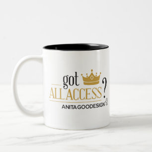 De Café Em Dois Tons Obteve toda a caneca do acesso