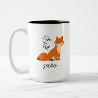 De Café Em Dois Tons Oh para a caneca da causa da raposa