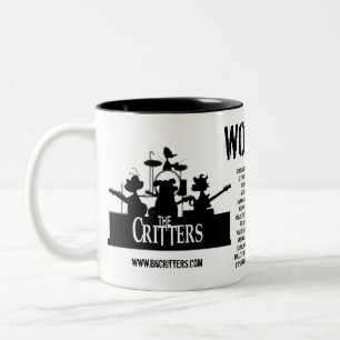 De Café Em Dois Tons Os bichos!  CANECA (esquerda)