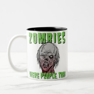 De Café Em Dois Tons Os zombis eram pessoas, demasiado - a caneca