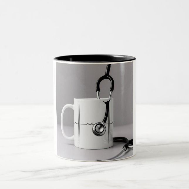 De Café Em Dois Tons Ouça bem: esta caneca tem batimento cardíaco (Centro)