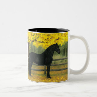 De Café Em Dois Tons Ouro preto - caneca