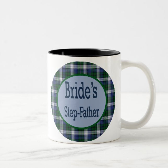 De Café Em Dois Tons Padrasto da caneca da noiva (Direita)