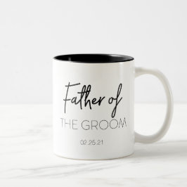 De Café Em Dois Tons Pai da caneca do noivo