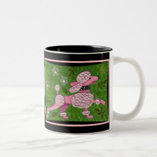 De Café Em Dois Tons PARADA COR-DE-ROSA da CANICHE - caneca brincalhão