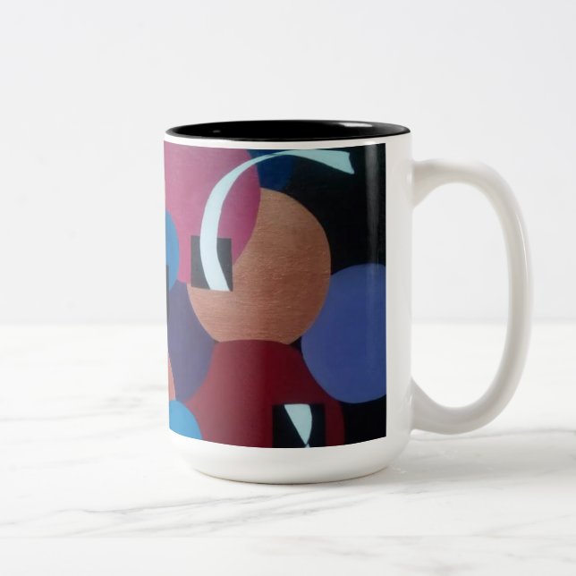 De Café Em Dois Tons Paz com ela toda a caneca (Direita)