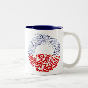 De Café Em Dois Tons Pedaços yeh! Obama! caneca