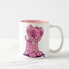 De Café Em Dois Tons Pequena caneca rosa