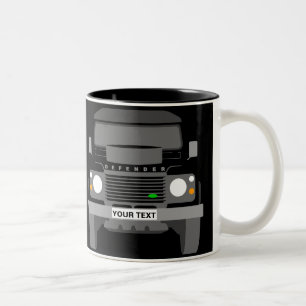 De Café Em Dois Tons Personalizar a caneca Classic Land Rover