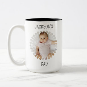 De Café Em Dois Tons Personalizar a caneca do bebê, personalizar a foto