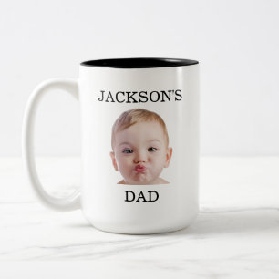 De Café Em Dois Tons Personalizar a caneca do bebê, personalizar a foto