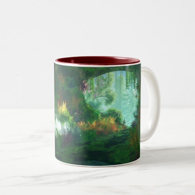 De Café Em Dois Tons Phantastes: Senhora da Caneca Marble (Frente Esquerda)
