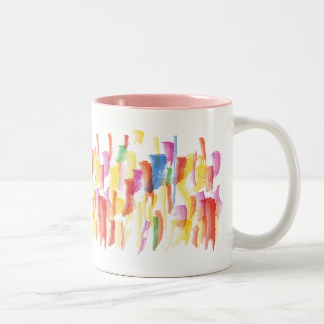 De Café Em Dois Tons Pinte a caneca manchada (Direita)