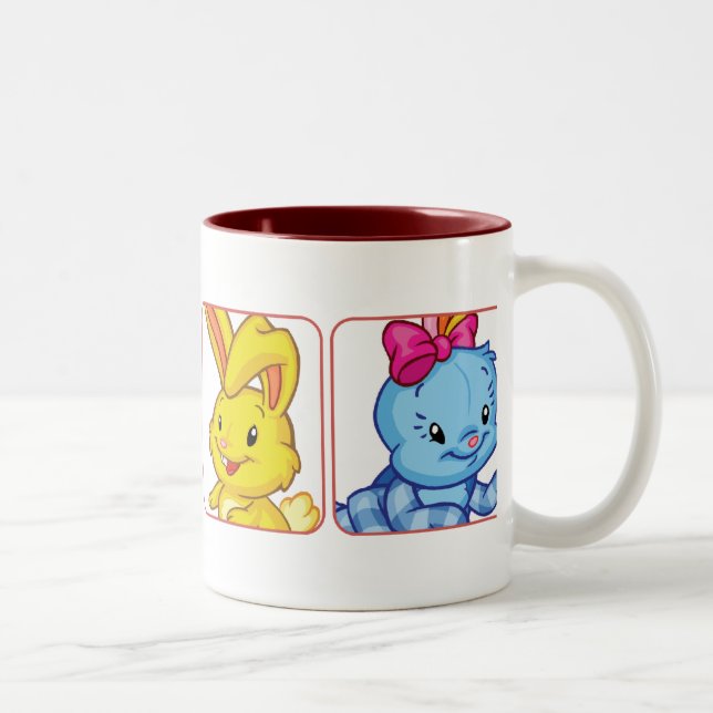 De Café Em Dois Tons Pouca caneca dos pulos (Direita)