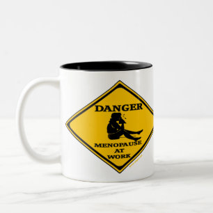 De Café Em Dois Tons Presente da caneca da menopausa