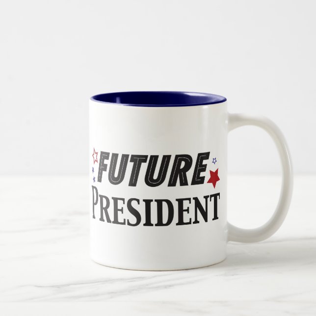 De Café Em Dois Tons Presidente futuro Caneca (Direita)