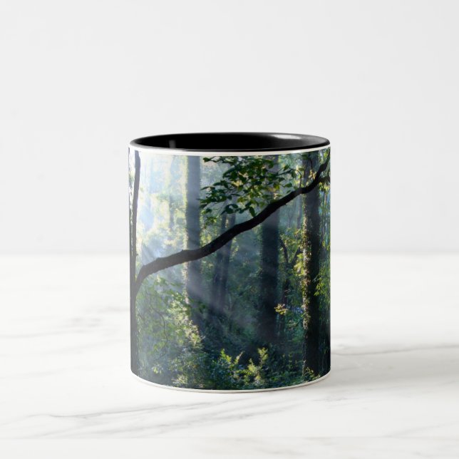 De Café Em Dois Tons Primeira caneca leve (Centro)