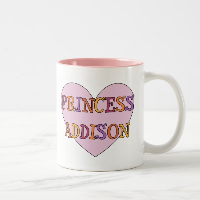 De Café Em Dois Tons Princesa Addison Caneca (Direita)