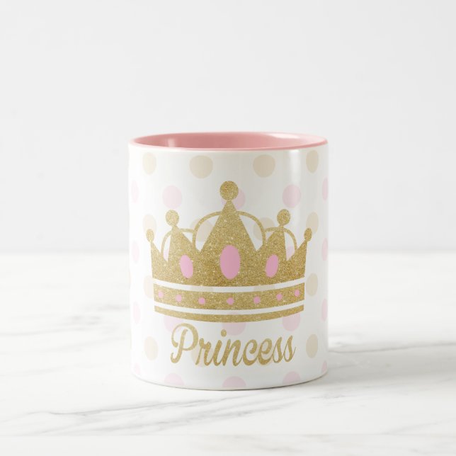 De Café Em Dois Tons Princesa Caneca, princesa Caneca do brilho (Centro)