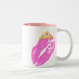 De Café Em Dois Tons Princesa incondicional 11 onças. Caneca