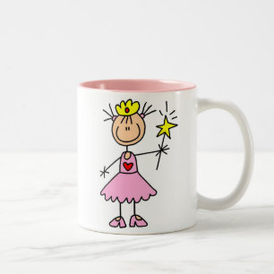 De Café Em Dois Tons Princesa real Varinha Caneca