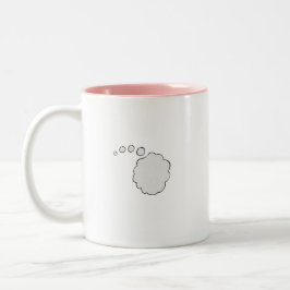 De Café Em Dois Tons Princípios introvertidos: Caneca cor-de-rosa
