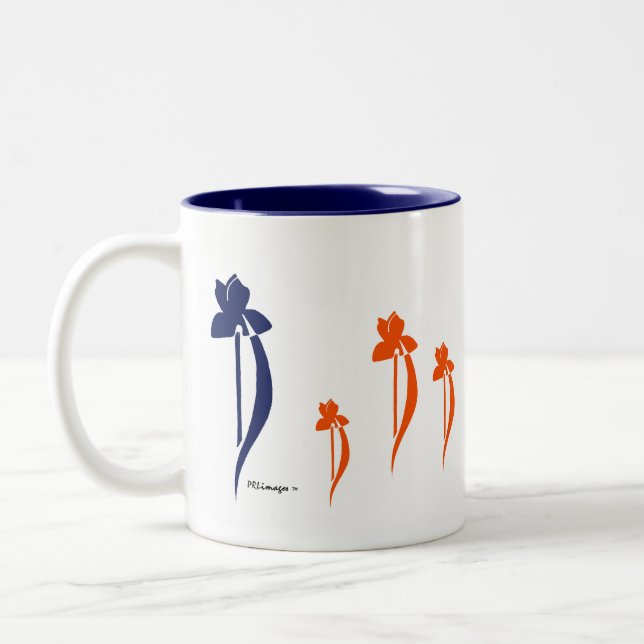 De Café Em Dois Tons PRLimages torna iridescente a caneca (Esquerda)