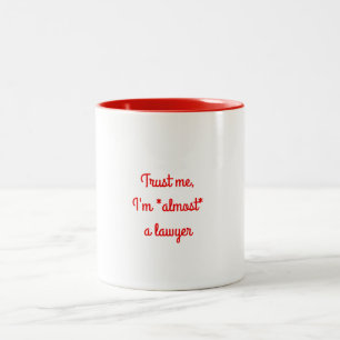 De Café Em Dois Tons Quase uma caneca do advogado