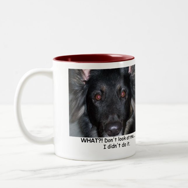 De Café Em Dois Tons Que?! Caneca (Esquerda)