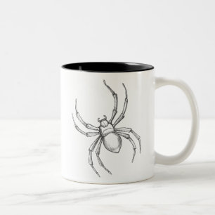 De Café Em Dois Tons Que é seu veneno? Caneca assustador da aranha