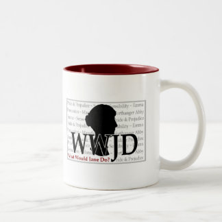De Café Em Dois Tons Que Jane faria? Caneca