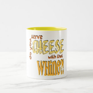De Café Em Dois Tons Queijo - caneca do Dois-Tom