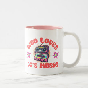 DE CAFÉ EM DOIS TONS QUEM AMA MÚSICA DOS ANOS 80 CANECA DOS ANOS 80 ENG