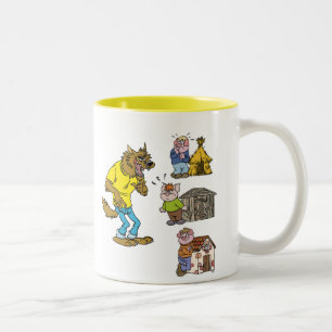 De Café Em Dois Tons Quem teme o Lobo Grande Bully? Caneca
