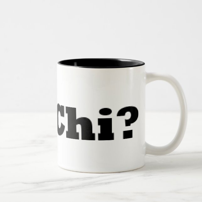 De Café Em Dois Tons Qui obtido? Caneca (Direita)