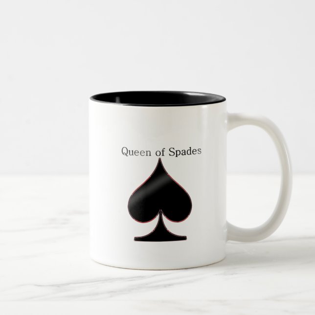 De Café Em Dois Tons Rainha da caneca das pás (Direita)