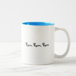 De Café Em Dois Tons Ram Ram Ram- Caneca