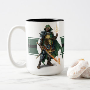De Café Em Dois Tons ReaperCon 2019 - Caneca da mão da luz