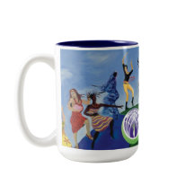 Recolha a caneca global da matriz das mulheres