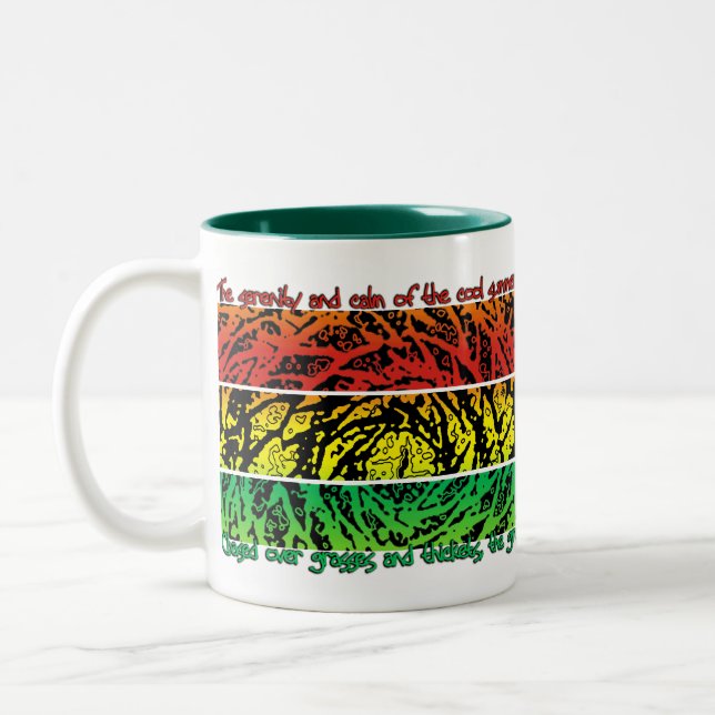 De Café Em Dois Tons Reggaezer - caneca (Esquerda)