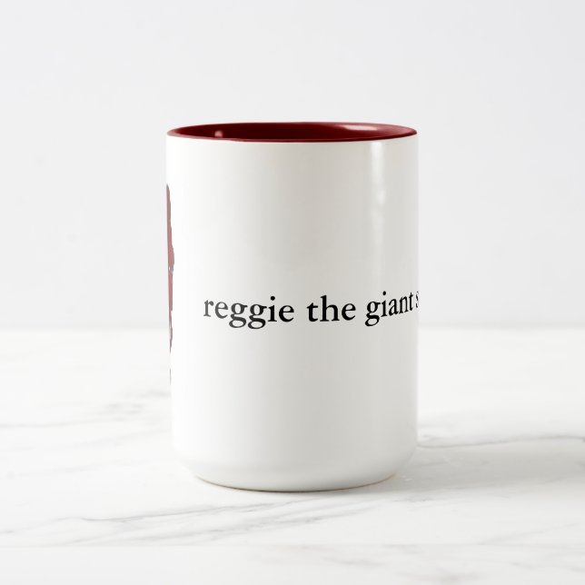 De Café Em Dois Tons Reggie a caneca do calamar gigante (Centro)