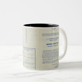 De Café Em Dois Tons Registro do Censo Caneca