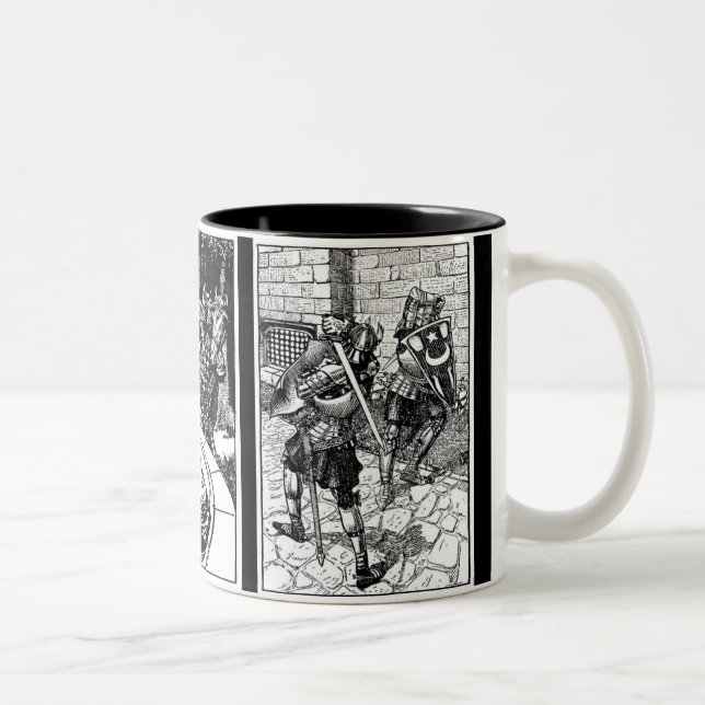 De Café Em Dois Tons Rei Arthur Caneca (Direita)