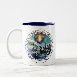 De Café Em Dois Tons Restaurando a honra - 828 - caneca