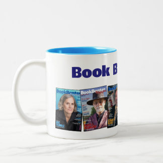 De Café Em Dois Tons Revista Book Banter Colagem | Caneca