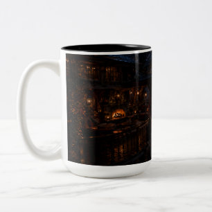 De Café Em Dois Tons River Valley Lodge Caneca Preta Soothing Savage