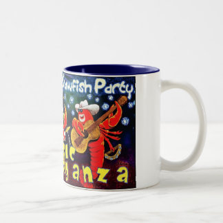 De Café Em Dois Tons Ruth & caneca do dois-tom do partido dos lagostins