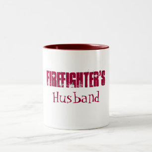 De Café Em Dois Tons Sapador-bombeiro, caneca do marido
